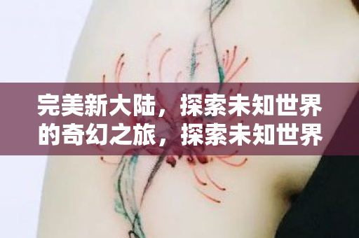 完美新大陆,探索未知世界的奇幻之旅,探索未知世界的奇幻之旅,完美新大陆 完美新大陆,探索未知世界的奇幻之旅,探索未知世界的奇幻之旅,完美新大陆