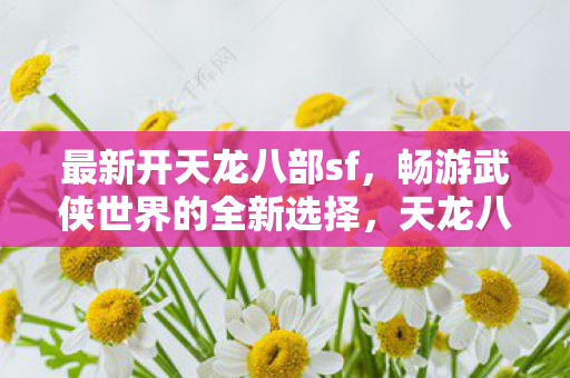 畅游武侠世界的全新选择图片