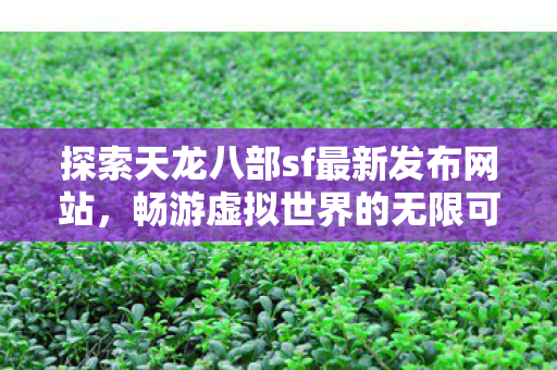 探索天龙八部sf最新发布网站图片