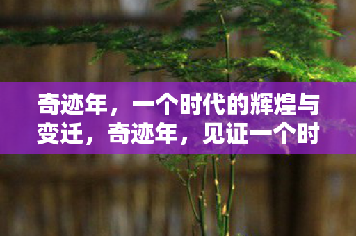 见证一个时代的辉煌与变迁图片