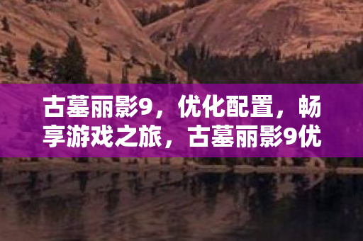 古墓丽影9优化指南图片