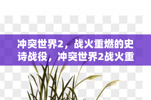 冲突世界2,战火重燃的史诗战役,冲突世界2战火重燃,史诗战役再现! 冲突世界2,战火重燃的史诗战役,冲突世界2战火重燃,史诗战役再现!