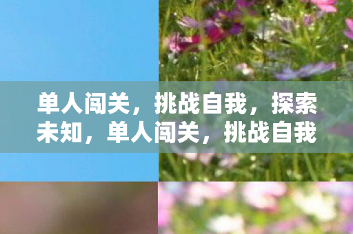 单人闯关,挑战自我,探索未知,单人闯关,挑战自我,探索未知 单人闯关,挑战自我,探索未知,单人闯关,挑战自我,探索未知