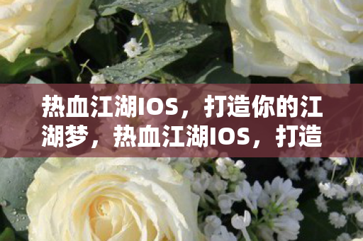 热血江湖IOS，打造你的江湖梦，热血江湖IOS，打造你的江湖梦之旅