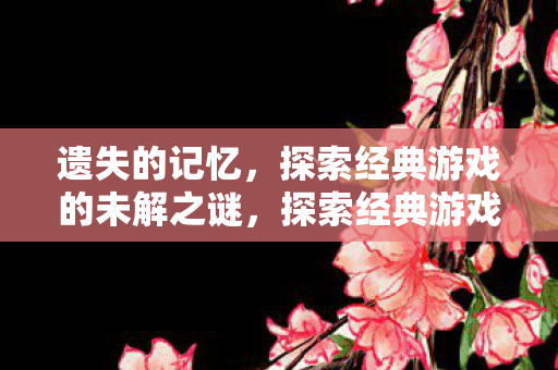 遗失的记忆,探索经典游戏的未解之谜,探索经典游戏未解之谜,遗失的记忆 遗失的记忆,探索经典游戏的未解之谜,探索经典游戏未解之谜,遗失的记忆