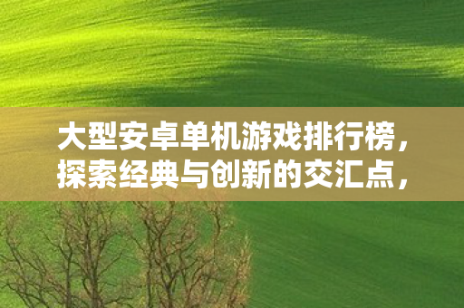 大型安卓单机游戏排行榜图片