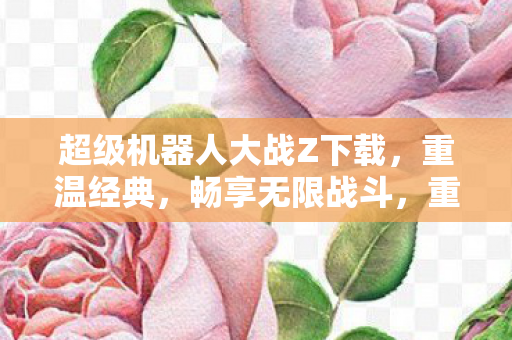 超级机器人大战Z免费下载开启图片