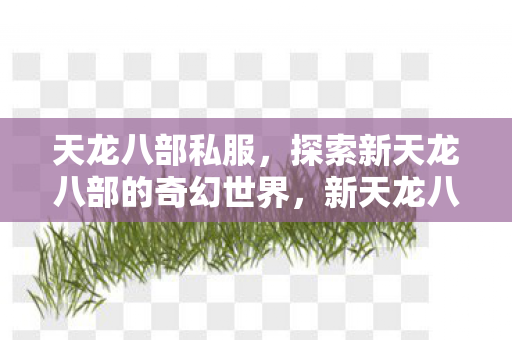 探索新天龙八部的奇幻世界图片