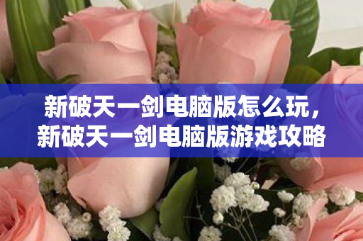 新破天一剑电脑版怎么玩,新破天一剑电脑版游戏攻略,掌握这些技巧,轻松玩转游戏! 新破天一剑电脑版怎么玩,新破天一剑电脑版游戏攻略,掌握这些技巧,轻松玩转游戏!