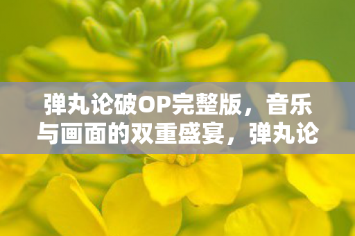 弹丸论破OP完整版，音乐与画面的双重盛宴，弹丸论破OP，音乐与画面的双重盛宴震撼来袭