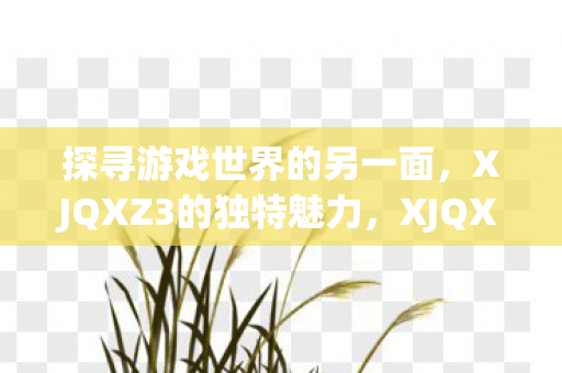 XJQXZ3的独特魅力图片