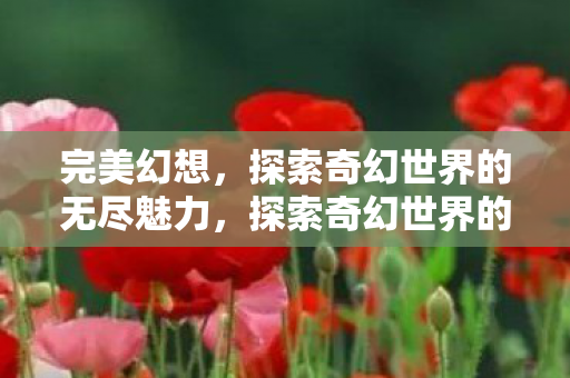 完美幻想,探索奇幻世界的无尽魅力,探索奇幻世界的无尽魅力,完美幻想 完美幻想,探索奇幻世界的无尽魅力,探索奇幻世界的无尽魅力,完美幻想