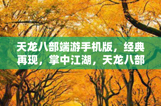 天龙八部端游手机版图片