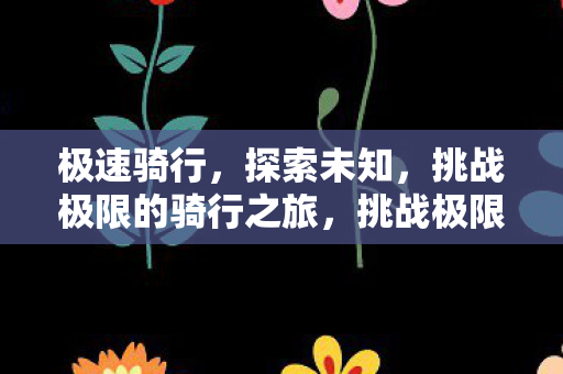 极速骑行，探索未知，挑战极限的骑行之旅，挑战极限！骑行之旅探索未知