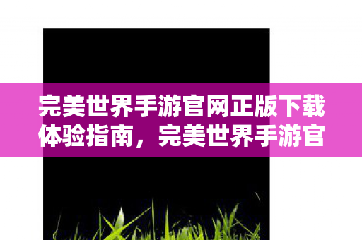 完美世界手游官网正版下载体验指南,完美世界手游官网正版下载与体验指南 完美世界手游官网正版下载体验指南,完美世界手游官网正版下载与体验指南