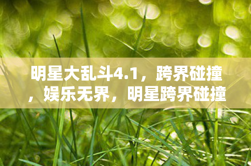 明星大乱斗4图片