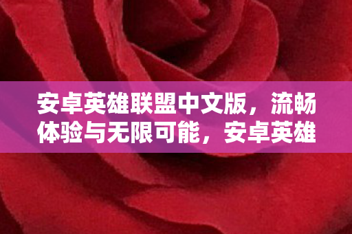安卓英雄联盟中文版图片