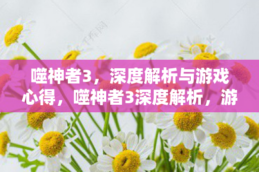 噬神者3,深度解析与游戏心得,噬神者3深度解析,游戏心得与策略分享 噬神者3,深度解析与游戏心得,噬神者3深度解析,游戏心得与策略分享