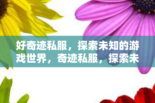 探索未知游戏世界的奇妙之旅图片