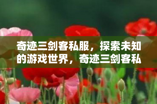 探索未知游戏世界的冒险之旅图片