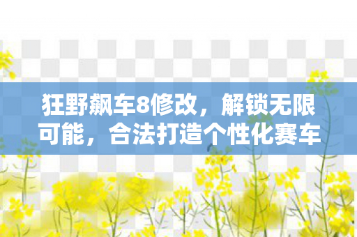 狂野飙车8修改,解锁无限可能,合法打造个性化赛车体验,狂野飙车8修改解锁,个性化赛车体验无限制 狂野飙车8修改,解锁无限可能,合法打造个性化赛车体验,狂野飙车8修改解锁,个性化赛车体验无限制