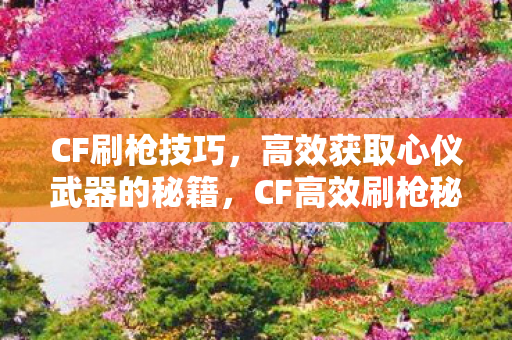 CF刷枪技巧,高效获取心仪武器的秘籍,CF高效刷枪秘籍,解锁心仪武器的技巧 CF刷枪技巧,高效获取心仪武器的秘籍,CF高效刷枪秘籍,解锁心仪武器的技巧