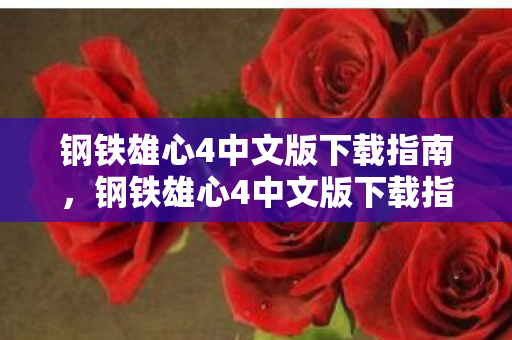 钢铁雄心4中文版下载指南，钢铁雄心4中文版下载指南，轻松获取游戏资源