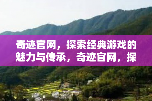 探索经典游戏的魅力与传承图片