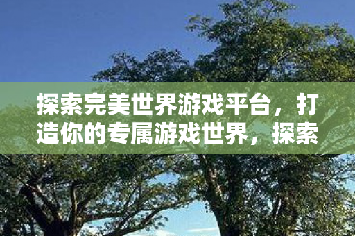 探索完美世界游戏平台,打造你的专属游戏世界,探索完美世界游戏平台,打造你的专属游戏世界 探索完美世界游戏平台,打造你的专属游戏世界,探索完美世界游戏平台,打造你的专属游戏世界