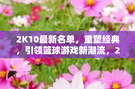 引领篮球游戏新潮流图片
