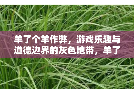 羊了个羊作弊,游戏乐趣与道德边界的灰色地带,羊了个羊作弊,游戏乐趣与道德边界的灰色探索 羊了个羊作弊,游戏乐趣与道德边界的灰色地带,羊了个羊作弊,游戏乐趣与道德边界的灰色探索