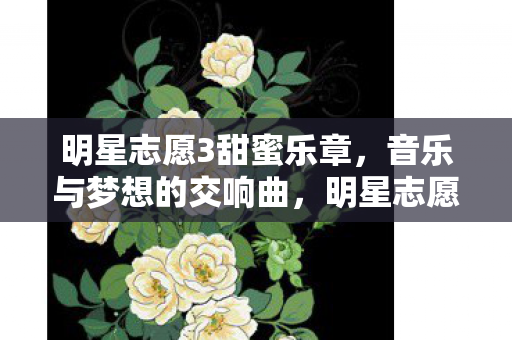 明星志愿3甜蜜乐章图片
