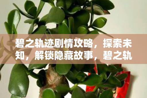碧之轨迹剧情攻略,探索未知,解锁隐藏故事,碧之轨迹,解锁隐藏故事,探索未知剧情攻略 碧之轨迹剧情攻略,探索未知,解锁隐藏故事,碧之轨迹,解锁隐藏故事,探索未知剧情攻略