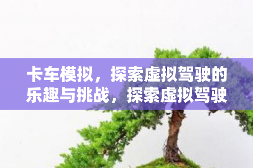 卡车模拟,探索虚拟驾驶的乐趣与挑战,探索虚拟驾驶,卡车模拟的乐趣与挑战 卡车模拟,探索虚拟驾驶的乐趣与挑战,探索虚拟驾驶,卡车模拟的乐趣与挑战