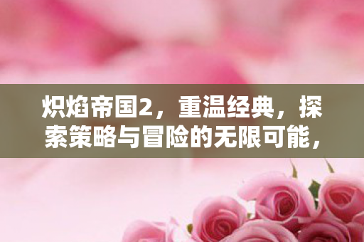 炽焰帝国2,重温经典,探索策略与冒险的无限可能,炽焰帝国2,重温经典,探索策略与冒险的无限可能 炽焰帝国2,重温经典,探索策略与冒险的无限可能,炽焰帝国2,重温经典,探索策略与冒险的无限可能