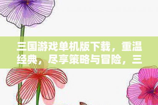 三国游戏单机版下载图片