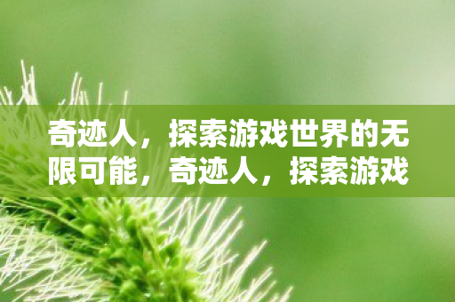 探索游戏世界的无限可能图片