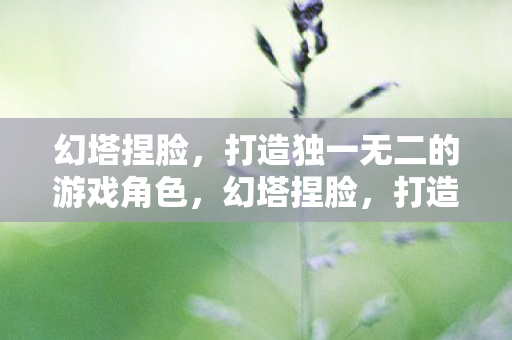 打造独一无二的游戏角色形象图片