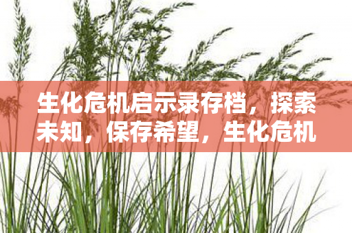 生化危机启示录存档图片
