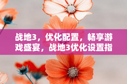 战地3优化设置指南图片