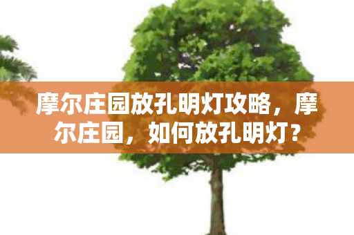 摩尔庄园放孔明灯攻略,摩尔庄园,如何放孔明灯? 摩尔庄园放孔明灯攻略,摩尔庄园,如何放孔明灯?