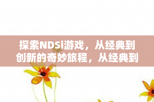 探索NDSi游戏的奇妙旅程图片