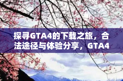 探寻GTA4的下载之旅图片