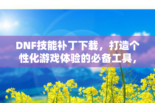 打造个性化游戏体验的必备工具图片