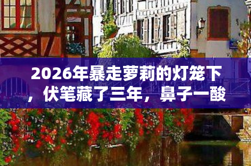 2026年暴走萝莉的灯笼下，伏笔藏了三年，鼻子一酸才懂何为归处