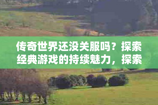 传奇世界还没关服吗？探索经典游戏的持续魅力，探索经典游戏传奇世界的持续魅力，为何它至今仍未关服？