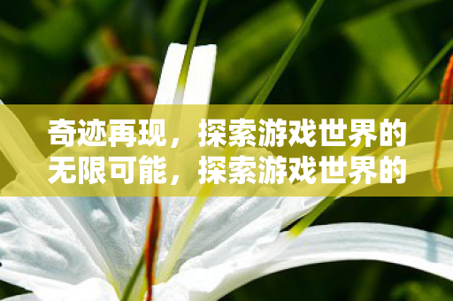 探索游戏世界的无限可能图片