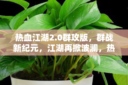 热血江湖2.0群攻版,群战新纪元,江湖再掀波澜,热血江湖2.0群攻版,江湖再掀波澜,群战新纪元开启 热血江湖2.0群攻版,群战新纪元,江湖再掀波澜,热血江湖2.0群攻版,江湖再掀波澜,群战新纪元开启