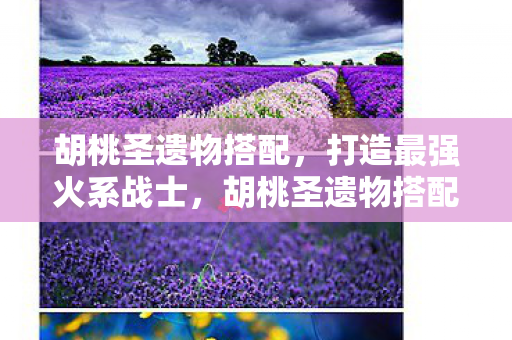 胡桃圣遗物搭配指南图片