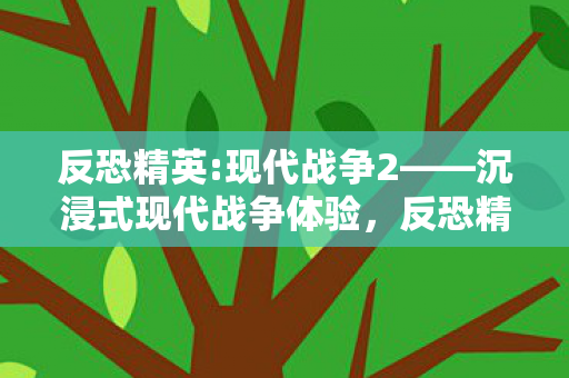 现代战争2沉浸式现代战争体验图片